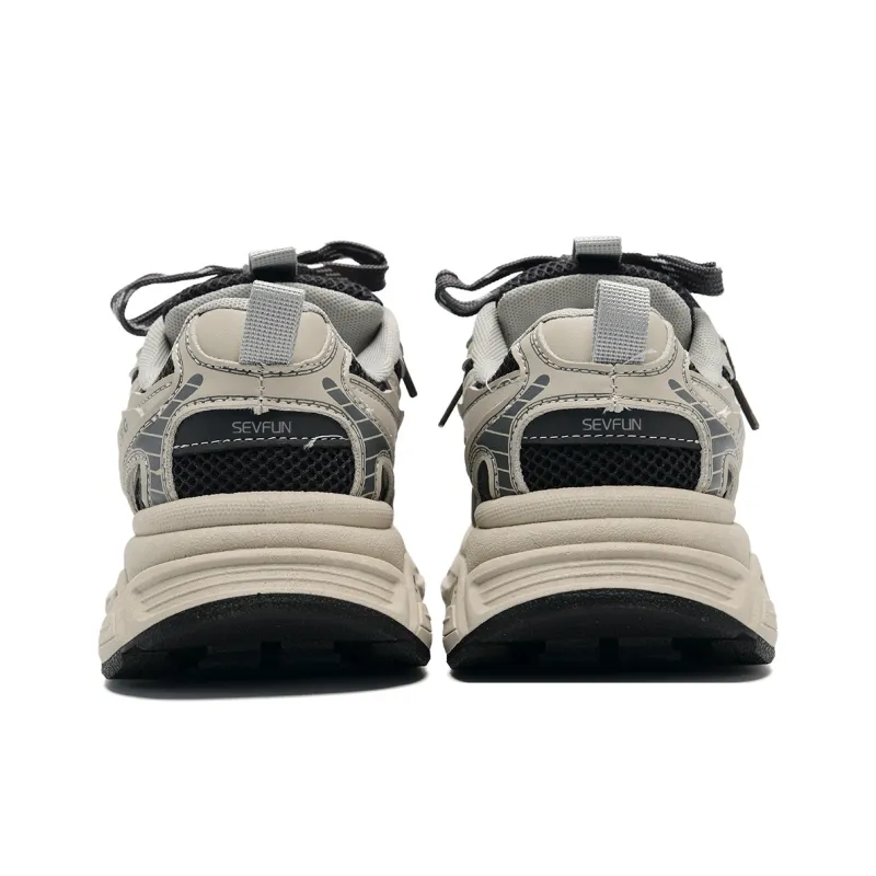 7 SEVFUN Wear resistant And Lightweight Low Top Chunky Sneakers Women's-12