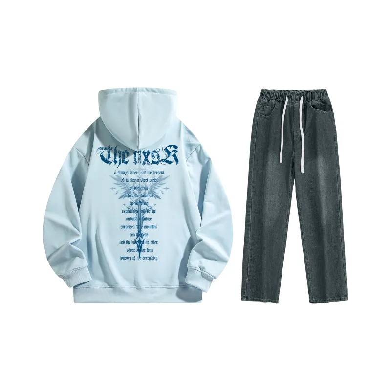 A.X.S.K Sweatshirt Sets Unisex-277