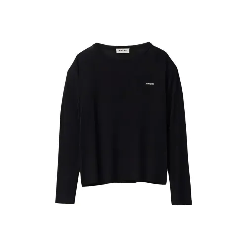 MIU MIU T-Shirts Women's Black
