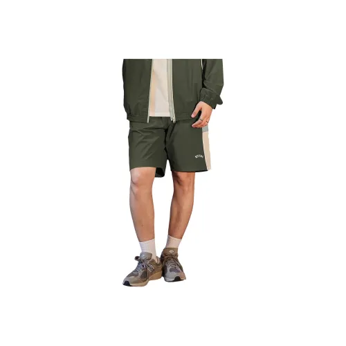Tonlion Casual Shorts Men Field Green