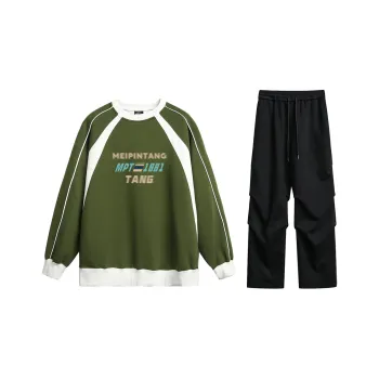 MEIPIN TANG Sweatshirt Set Unisex