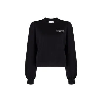 GANNI Software Crewneck 'Black'