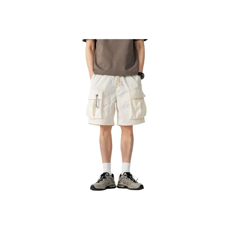 MIIRACER Casual Shorts Unisex Dark Red-8