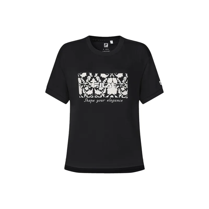 FILA SS24 T Shirt Women's Pitch Black-0