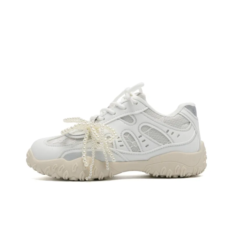 7 SEVFUN Wear resistant And Lightweight Low Top Chunky Sneakers Women's-8