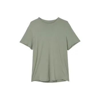 Nike T Shirt Women's Light Army Green/Black