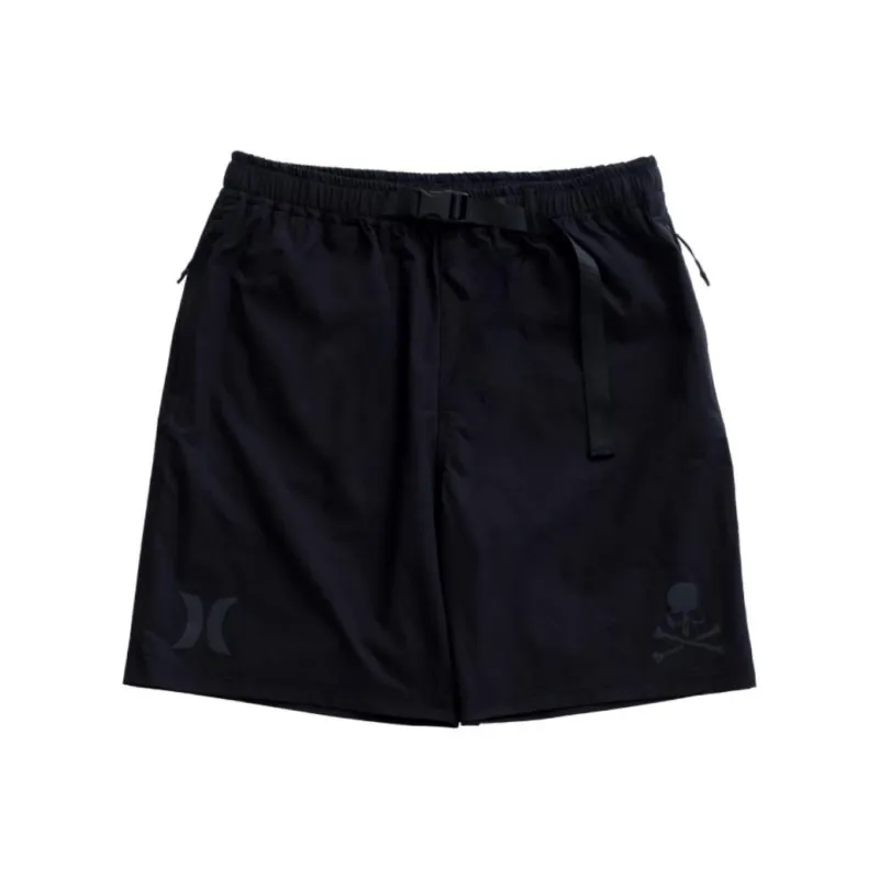 Hurley X MASTERMIND WORLD Hurley Collaboration Casual Shorts Unisex Black-0