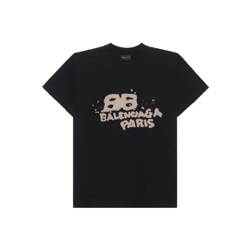 Balenciaga T Shirt 'Black/Ecru'