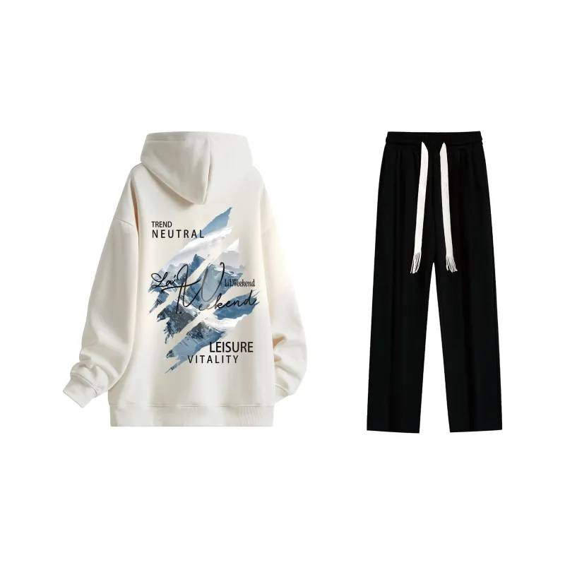LA'T.WEEKEND Sweatshirt Set Unisex-55