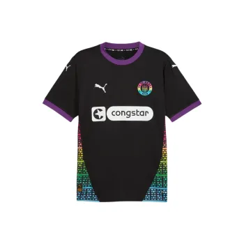 PUMA FC St. Pauli FW24 Third Jersey Soccer Jerseys Men's Black