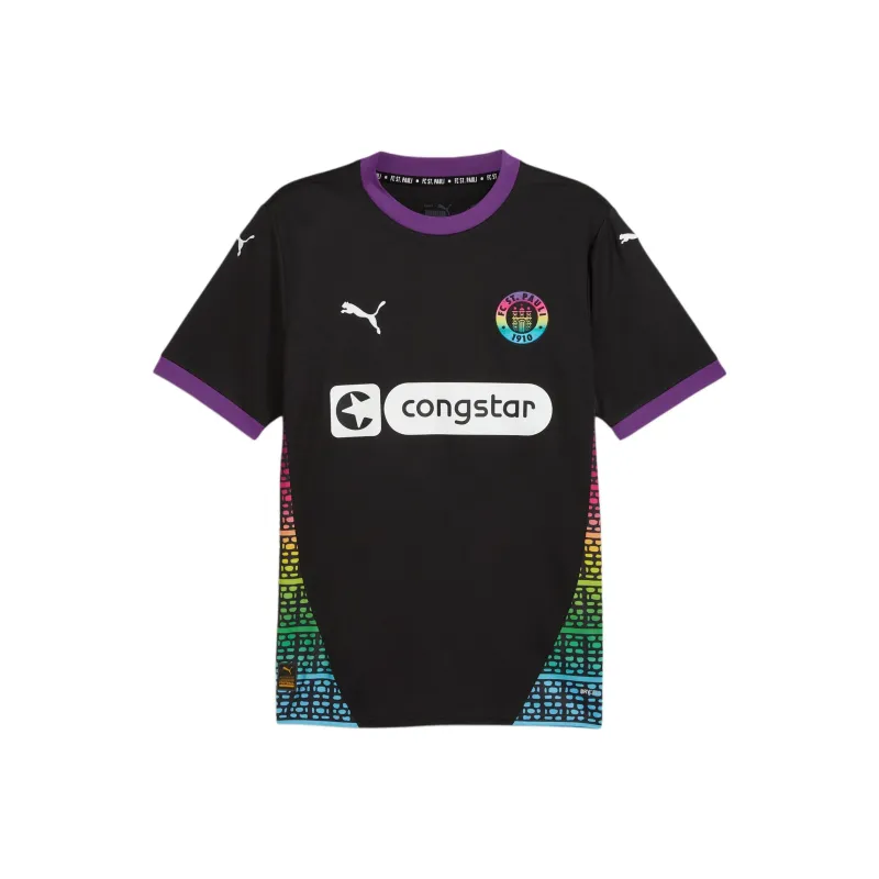 PUMA FC St. Pauli FW24 Third Jersey Soccer Jerseys Men's Black-0