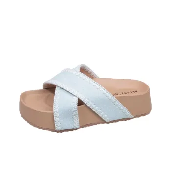 AFJI Rubber Sole Slip Resistant Slide Slippers Women's