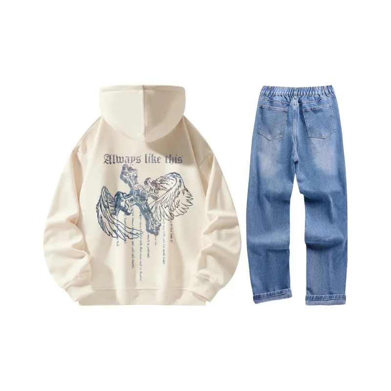 LEVEL Sweatshirt Sets Unisex-31