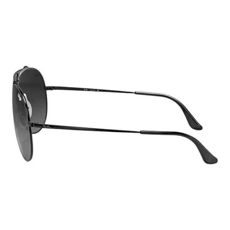 RayBan Metal Aviator Sunglasses Unisex Black-2