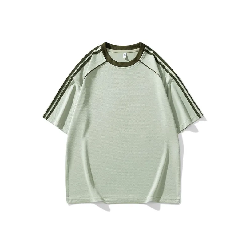 Caramella Drop Shoulder Sleeve T Shirt Unisex Black-4