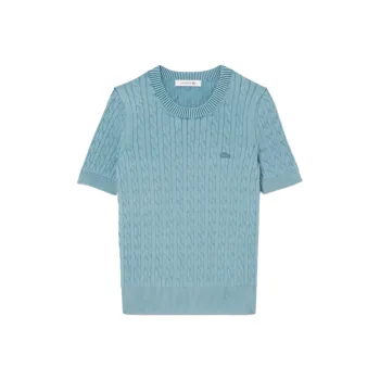 LACOSTE Cable knit Sweater