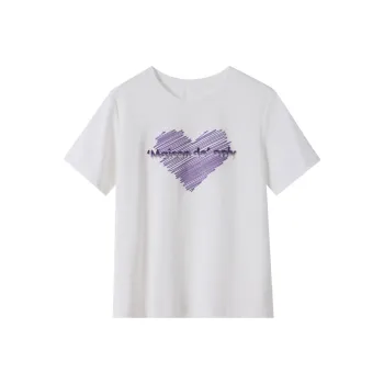 Huagaa T Shirts Women's White