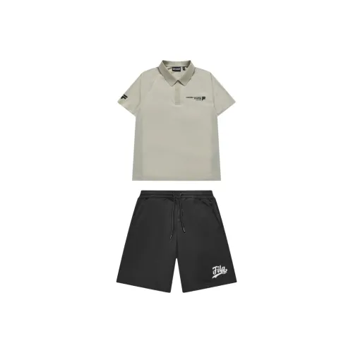 FILA FUSION Casual Sportswear Men's Jet Black/Bean Gray