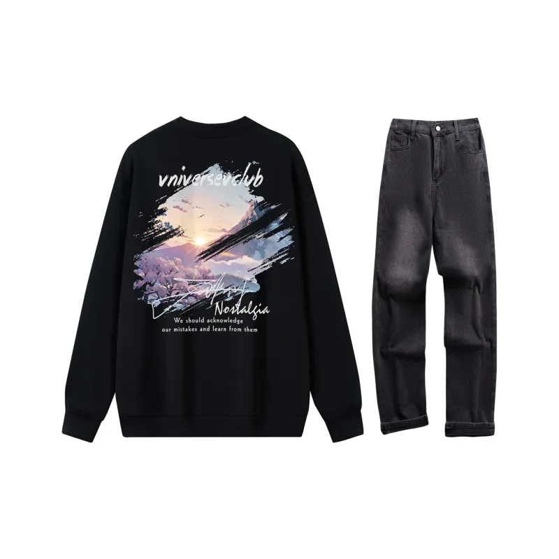 VniVerseVClub Sweatshirt Set Unisex-8