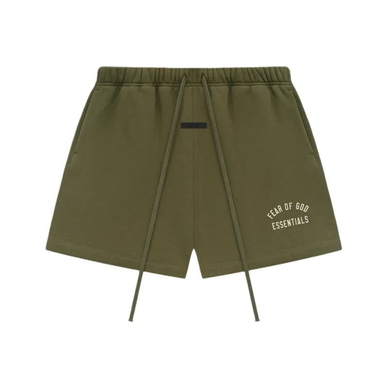 Fear Of God Essentials Logo print Track Shorts-0