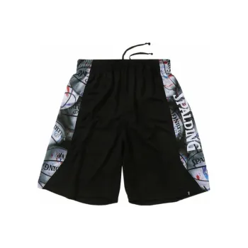 SPALDING Casual Shorts Unisex Black