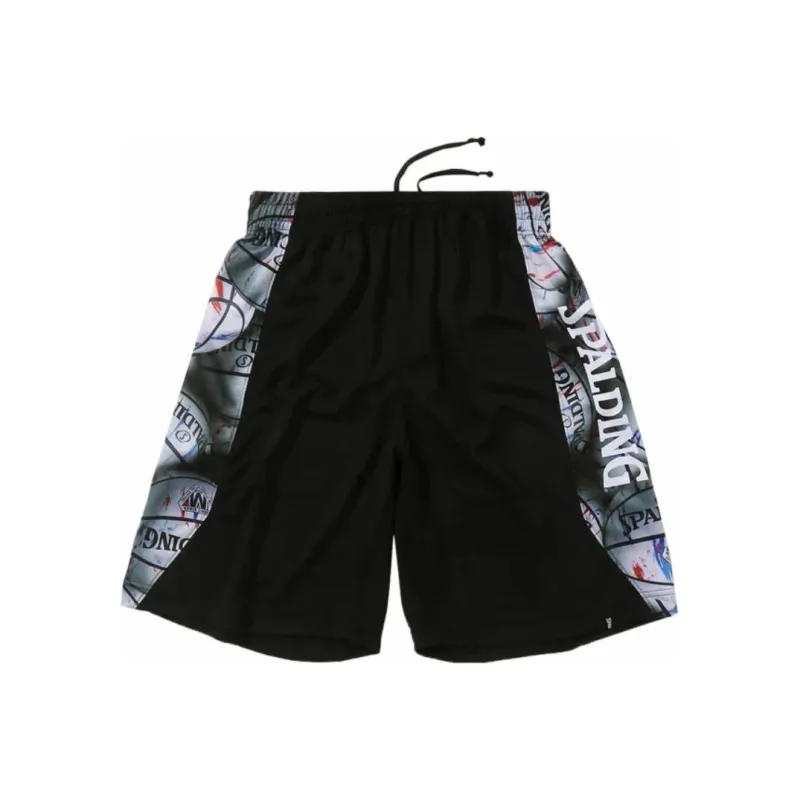 SPALDING Casual Shorts Unisex Black-0