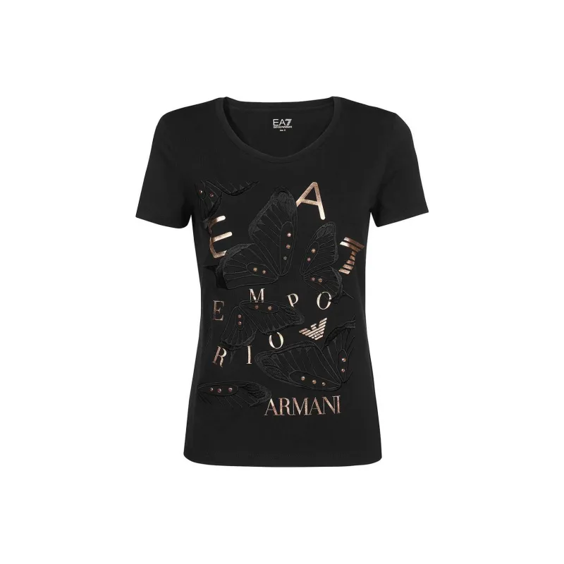 EMPORIO ARMANI EA7 T Shirt Women's Black-0