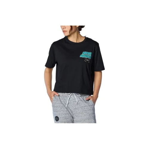 Under Armour Drop Shoulder Sleeve T Shirt Women's Black