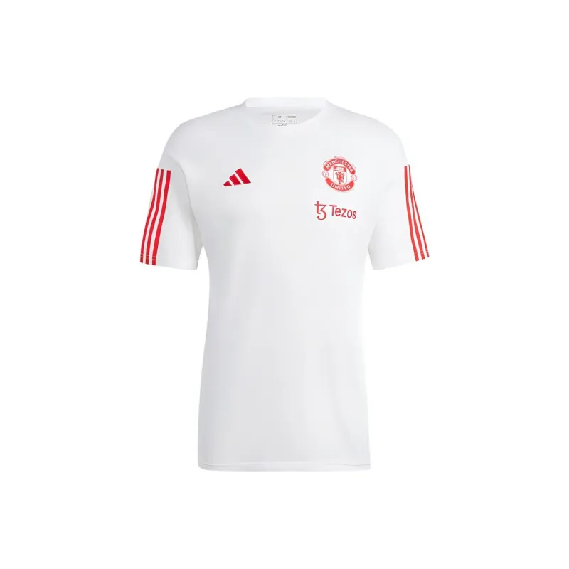 Adidas Manchester United Tiro 23 Training T Shirt Soccer Jersey Men's White-0
