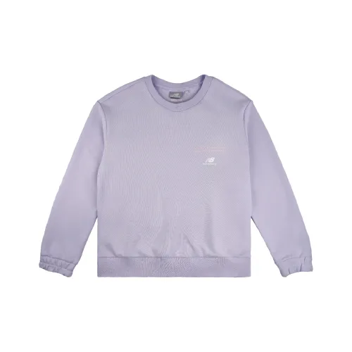 New Balance Sweatshirts Women's Light Purple