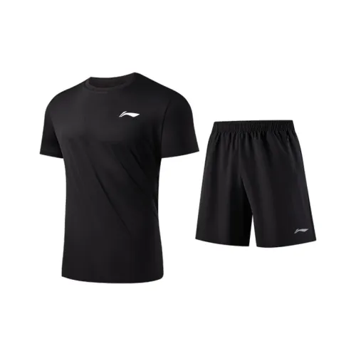 LiNing Basketball Suit Unisex Black