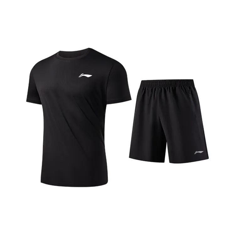 LiNing Basketball Suit Unisex Black-0