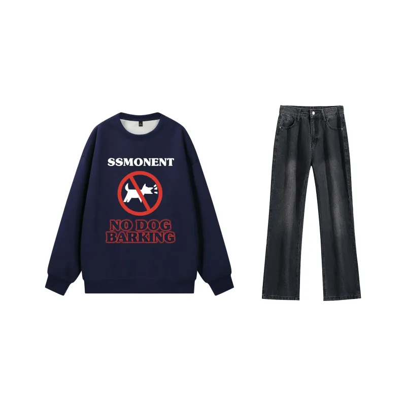 SUNSETMONENT Sweatshirt Set Unisex-21