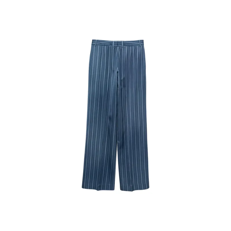 ERMANNO SCERVINO Pinstriped Palazzo Trousers-1