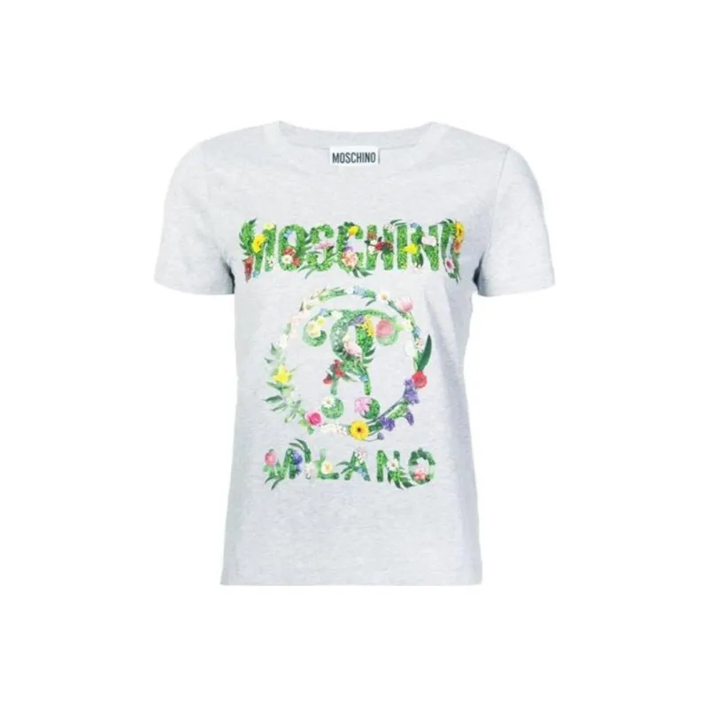 MOSCHINO T Shirts Women's Gray-0