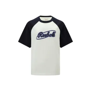 Reebok Raglan Sleeve T Shirt Women's Beige/Black