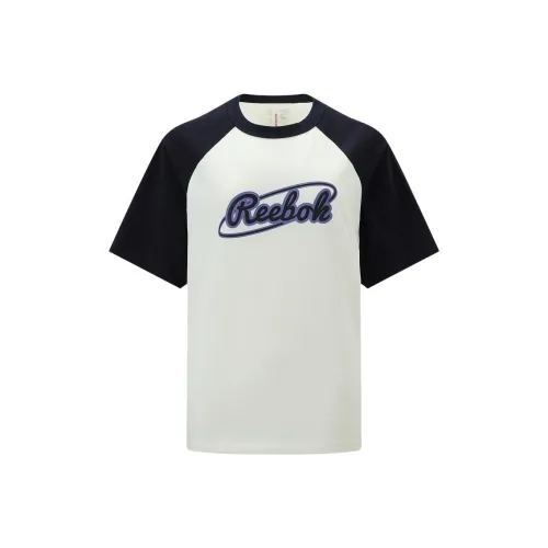 Reebok Raglan Sleeve T-Shirt Women's Beige/Black