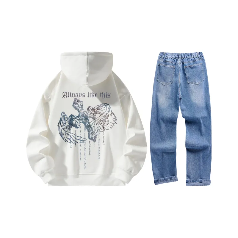 LEVEL Sweatshirt Sets Unisex-29