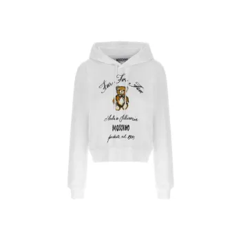MOSCHINO Antica Pellicceria Cropped Hoodie