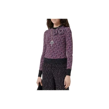 CHANEL Sweaters Women's Rose Red