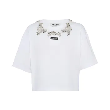 MIU MIU T Shirts Women's White
