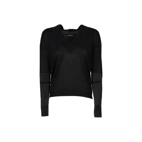 TOM FORD V Neck Knitted Pullover