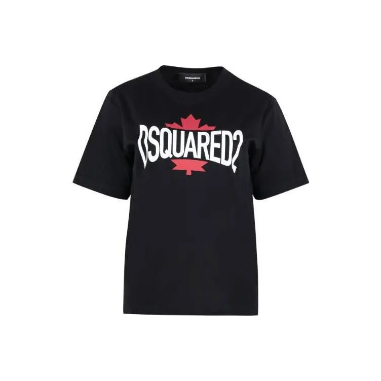 DSQUARED 2 Printed Crewneck T Shirt-0