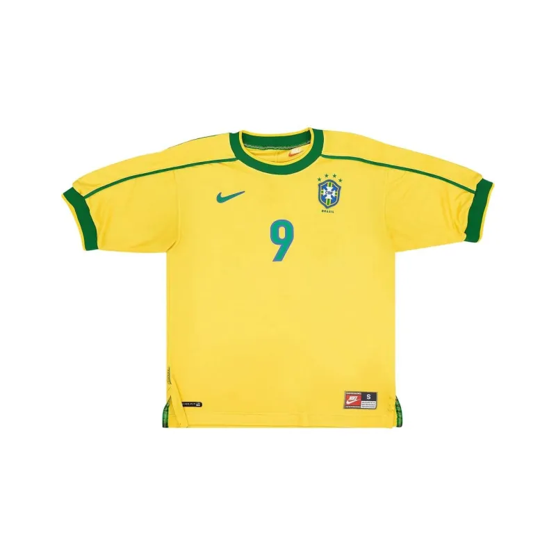 Nike Brazil 1998 Reissue Soccer Replica Jersey-0