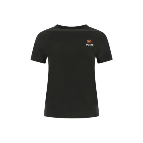 KENZO Boke Flower Embroidered Crewneck T Shirt