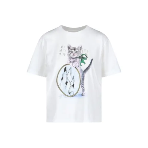 MM6 Maison Margiela Cat print Cotton T shirt