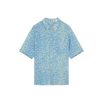 Stella McCartney Allover Printed Short-Sleeved Shirt