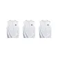 3 Pack (White+White+White)