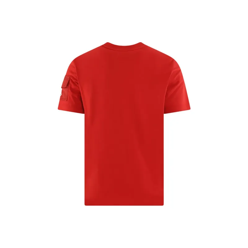 Moncler T Shirts Men Red-1