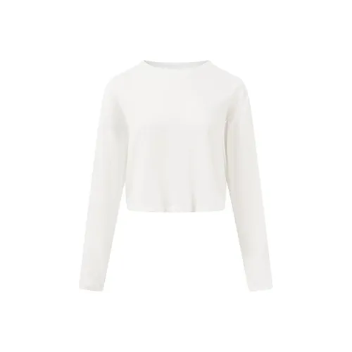 PONY Drop Shoulder Sleeve T Shirt Women's Raw White